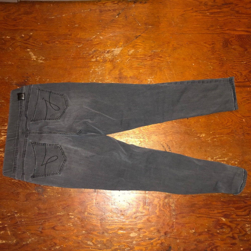 Stretchy gray (maternity) jeggings